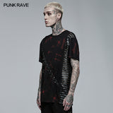 Punk Loose Printing Short Sleeves T-shirt