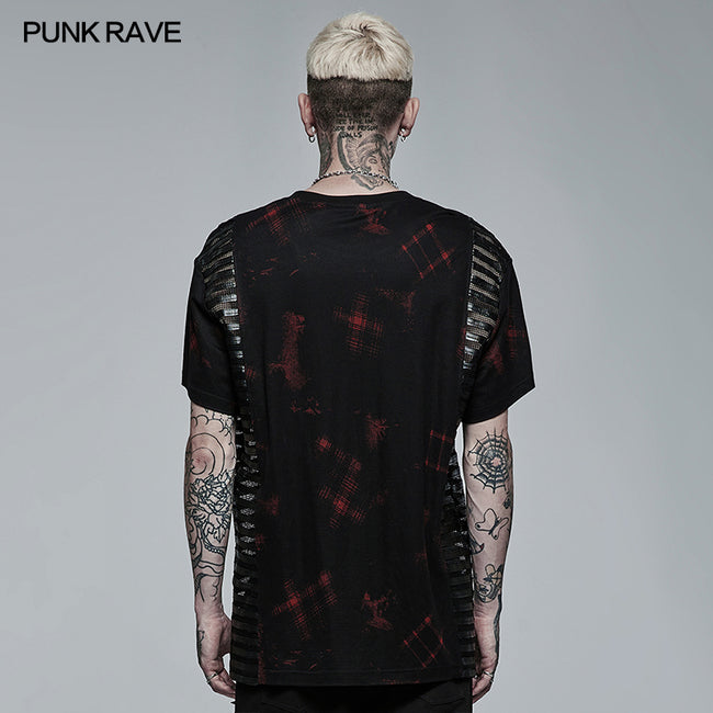 Punk Loose Printing Short Sleeves T-shirt
