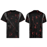 Punk Loose Printing Short Sleeves T-shirt