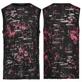 Punk Daily Wear Printing Sleeveless T-shirt