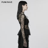 Gothic light lace T-shirt