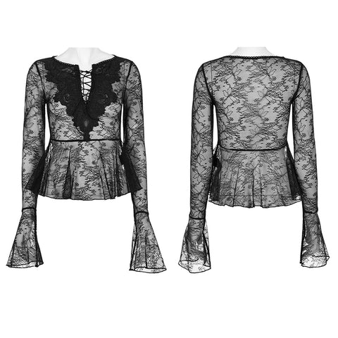 Gothic light lace T-shirt