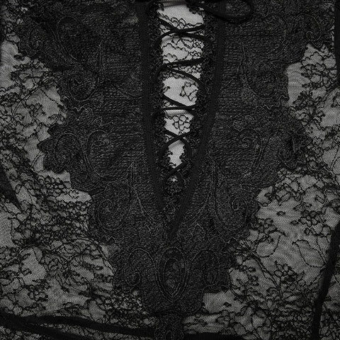 Gothic light lace T-shirt
