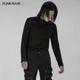 Goth one-piece masked long sleeve T-shirt