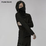 Goth one-piece masked long sleeve T-shirt