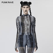 The Post-apocalyptic Techwear Tight Mesh T-shirt