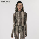 The Post-apocalyptic Techwear Tight Mesh T-shirt