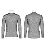 Punk sexy gauze T-shirt