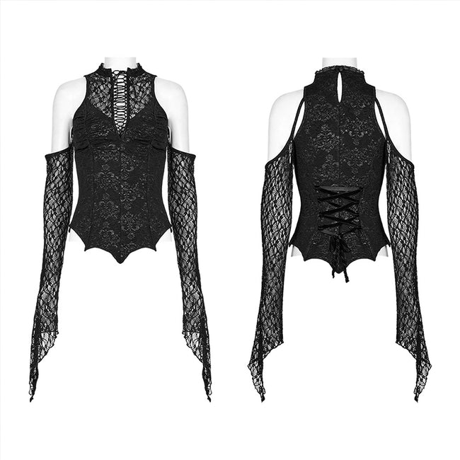 Goth Sexy Lace T-shirt