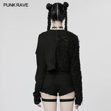 Goth Splicing Long Sleeves T-shirt