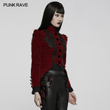 Red Velvet Elegant Gothic Vampire jacket