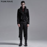Gothic ornate multilayer collar coat