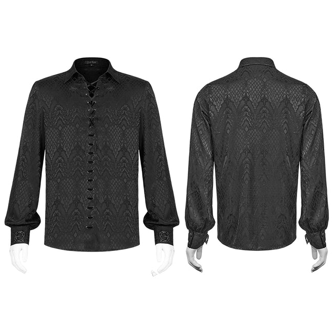 Gothic jacquard shirt