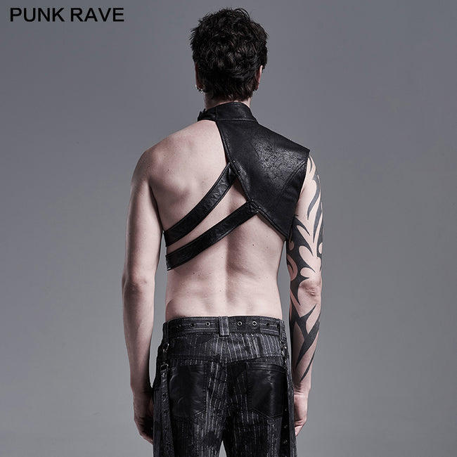 Punk men's one-arm shoulder armor