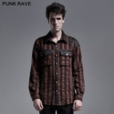 Steampunk striped shirt
