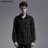 Steampunk striped shirt