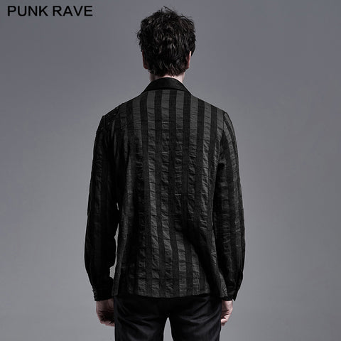 Steampunk striped shirt