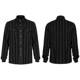 Steampunk striped shirt