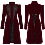 Goth Mid Length Coat