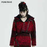 Punk Leopard Short Coat