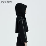 Punk Leopard Short Coat