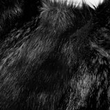 Punk Black Stripe Woollen Coat