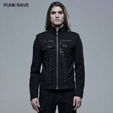 Punk Daily Wear Short Sleeve Jacket