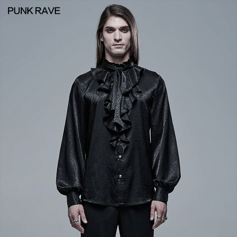 Gothic Vampire Count Long Sleeve Shirt