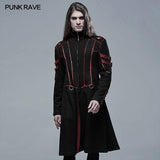 Punk Cool Segmentation Medium Long Jacket