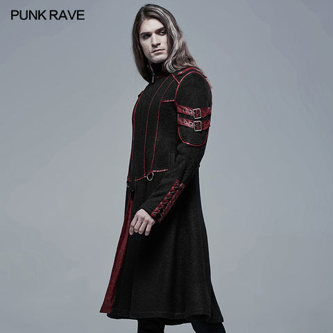 Punk Cool Segmentation Medium Long Jacket