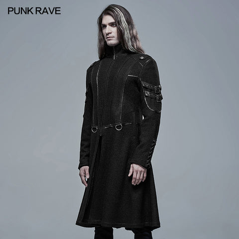 Punk Cool Segmentation Medium Long Jacket