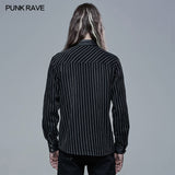 Stylish Striped Denim Shirt