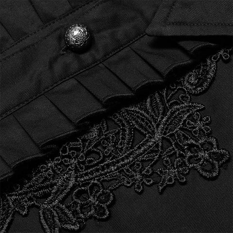 Goth Applique Long Sleeve Shirt