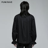 Goth Skeleton Embroidered Shirt