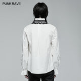 Goth Skeleton Embroidered Shirt