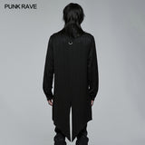 Goth medium length dovetail shirt