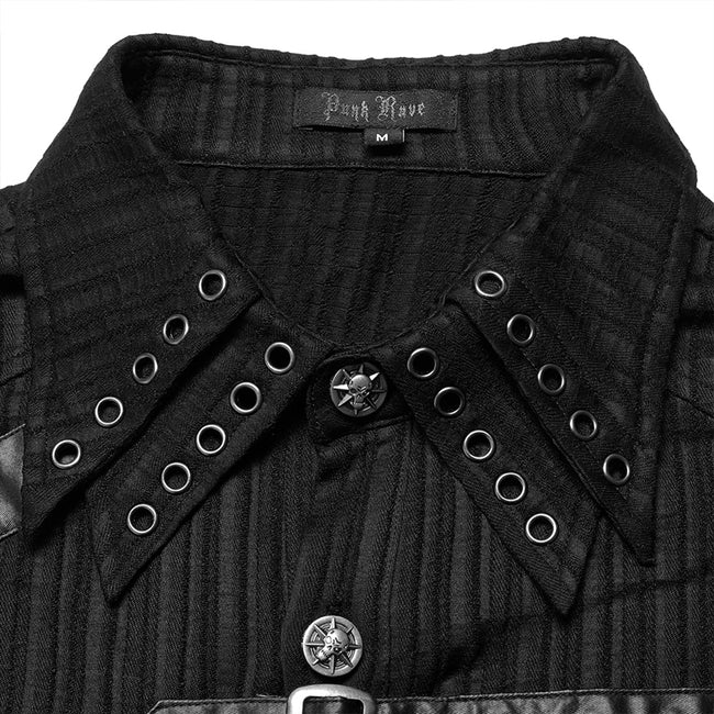 Goth medium length dovetail shirt