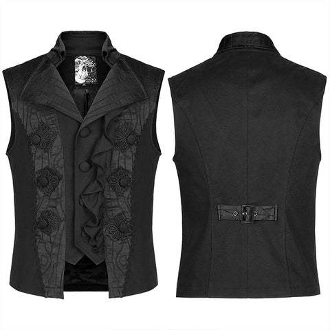 Gothic noble jacquard vest