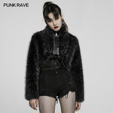 Punk daily faux wool coat