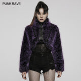 Punk daily faux wool coat