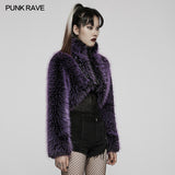 Punk daily faux wool coat