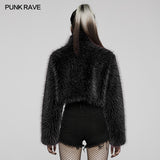 Punk daily faux wool coat
