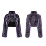 Punk daily faux wool coat
