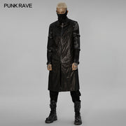 Punk personalized hollow out coat