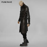 Punk personalized hollow out coat