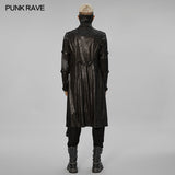 Punk personalized hollow out coat
