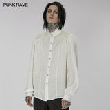 Gothic Dragon scale jacquard shirt
