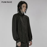 Gothic Dragon scale jacquard shirt