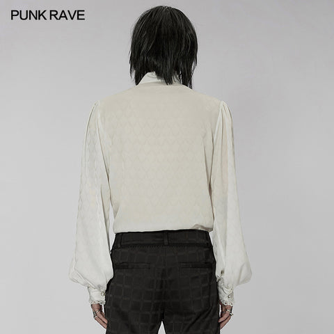 Gothic Dragon scale jacquard shirt