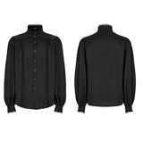 Gothic Dragon scale jacquard shirt
